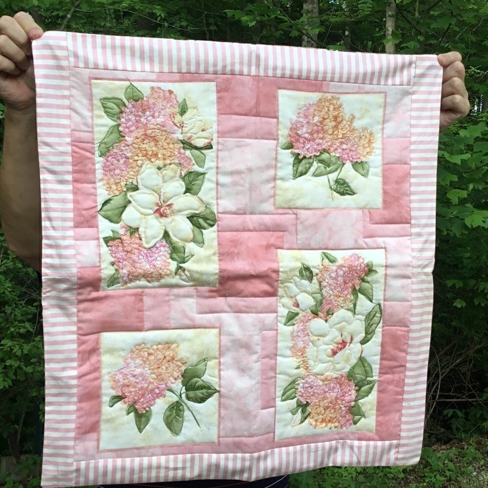 NWT Hand Crafted Quilted Wall Hanging/Runner